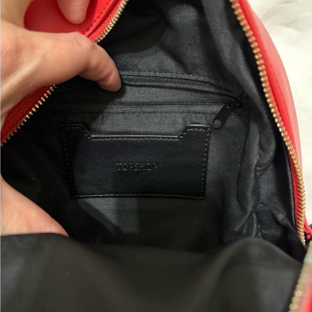 Red Designer Backpack - Picture 2 of 12